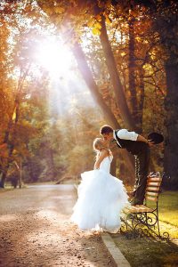 Mariage magique en Provence en automne